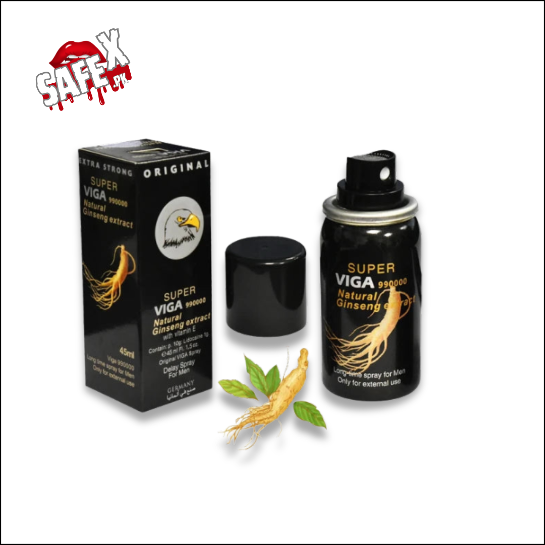 Super Viga 990000 Natural Ginseng Extract Delay Timing Spray